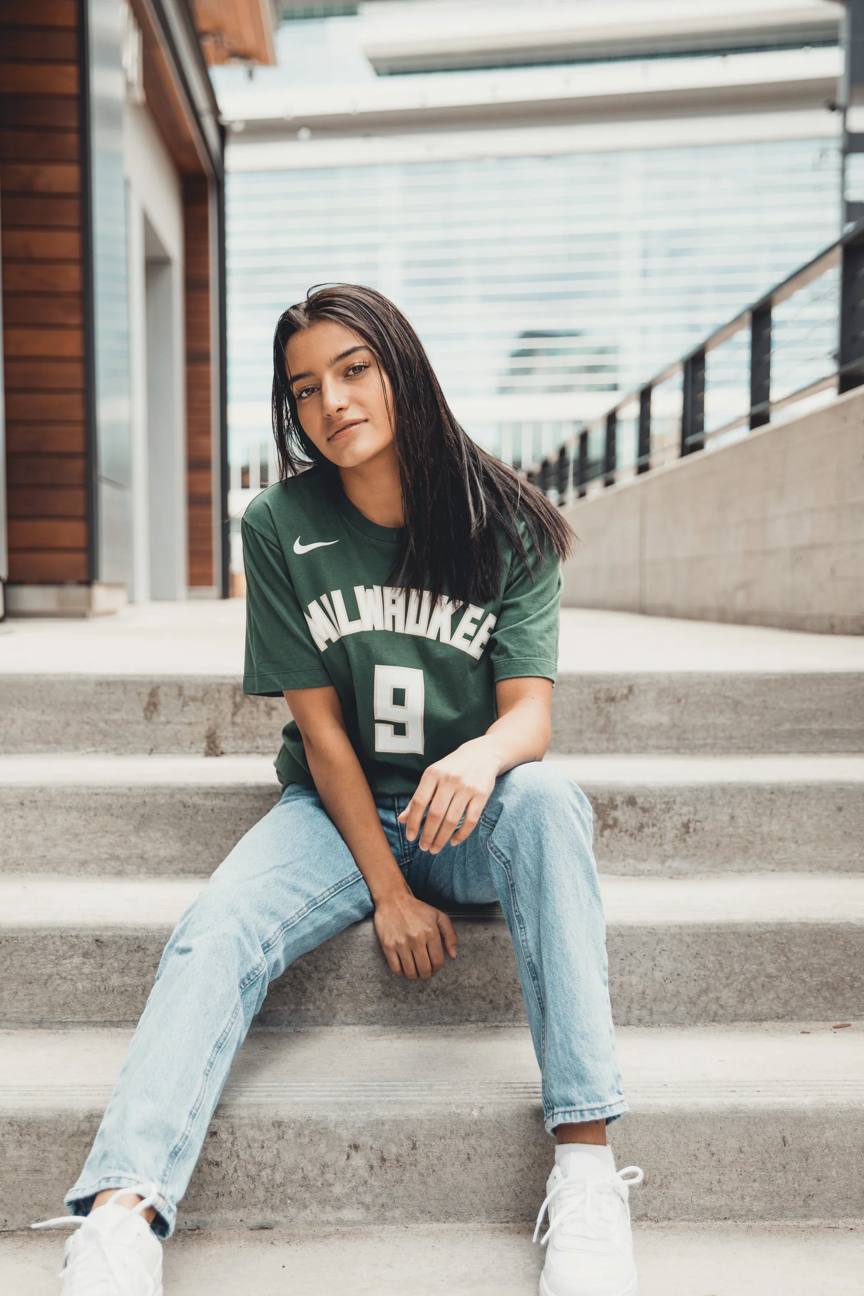 Nike 2022 Icon Edition Bobby Portis Jr Milwaukee Bucks T-Shirt - Image 3